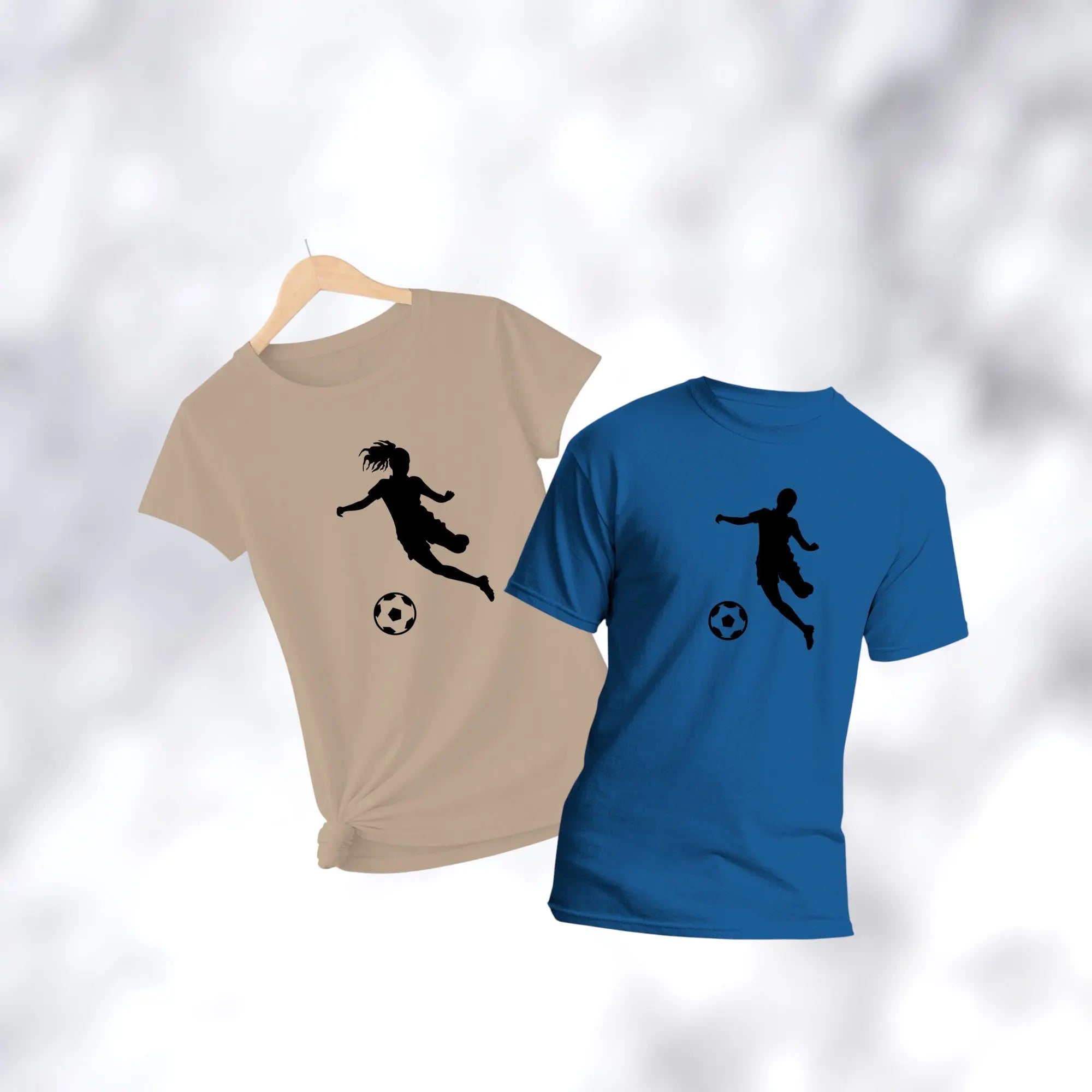 t-shirt graphique football minimaliste T shirts et plus