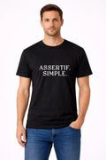 T-shirt homme bio ASSERTIF. SIMPLE. - T Shirts et plus