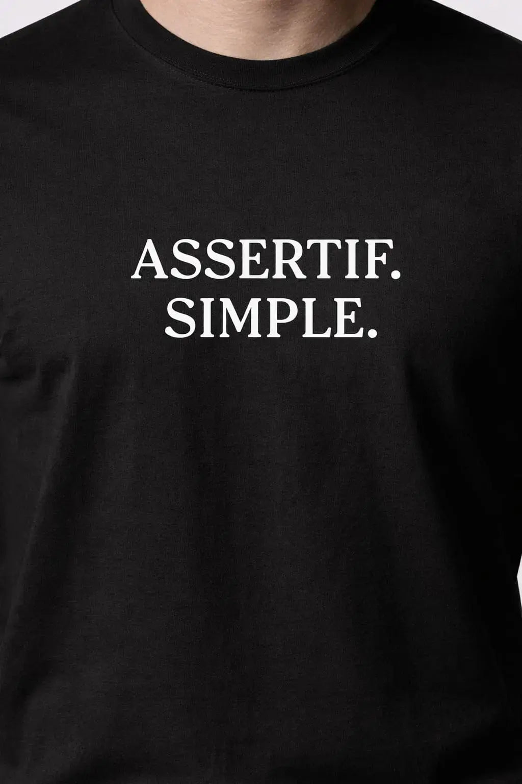 T-shirt homme bio ASSERTIF. SIMPLE. - T Shirts et plus