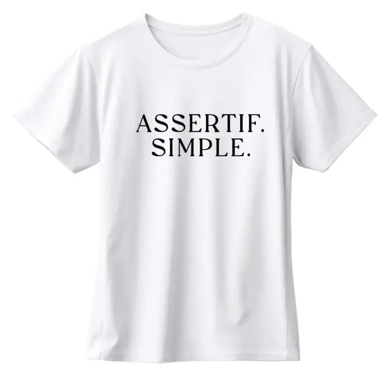 T-shirt homme bio ASSERTIF. SIMPLE. - T Shirts et plus