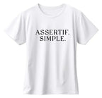 T-shirt homme bio ASSERTIF. SIMPLE. - T Shirts et plus
