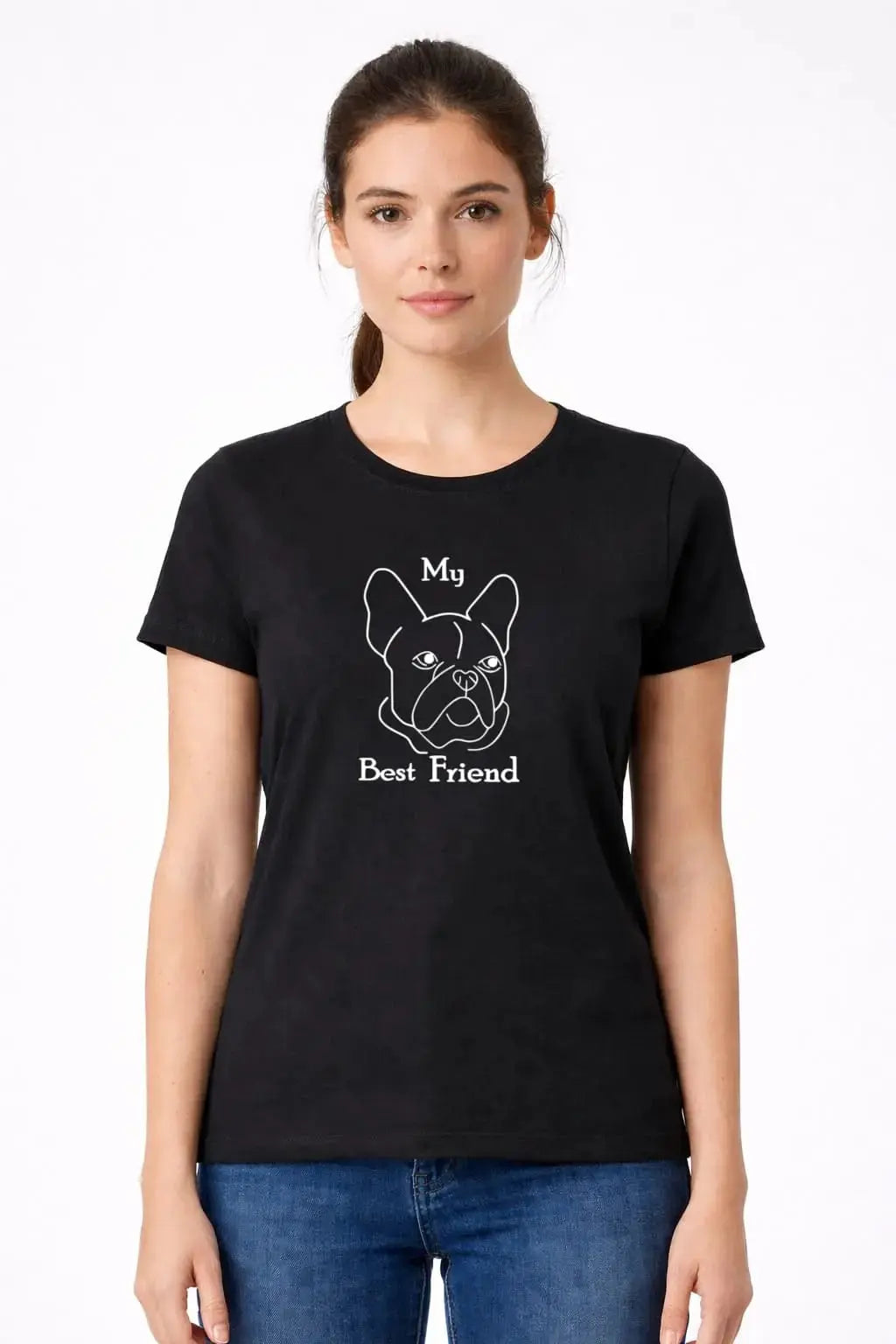 T-shirt femme bio MY BEST FRIEND - T Shirts et plus