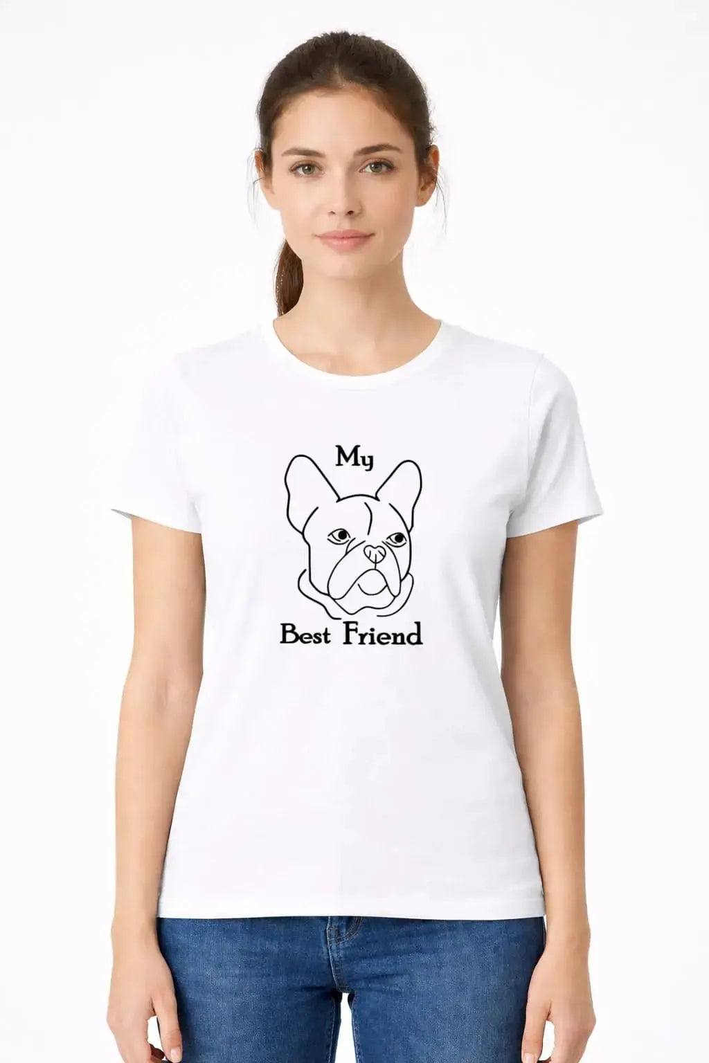 T-shirt femme bio MY BEST FRIEND - T Shirts et plus