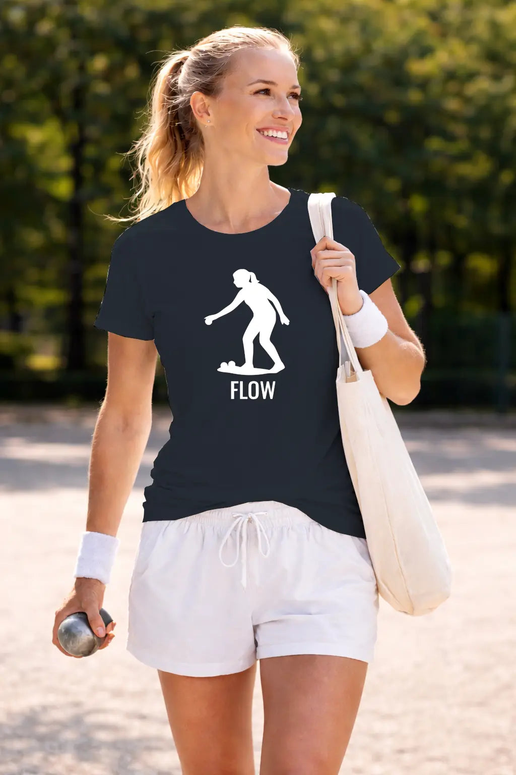 T-shirt femme graphique FLOW - T Shirts et plus
