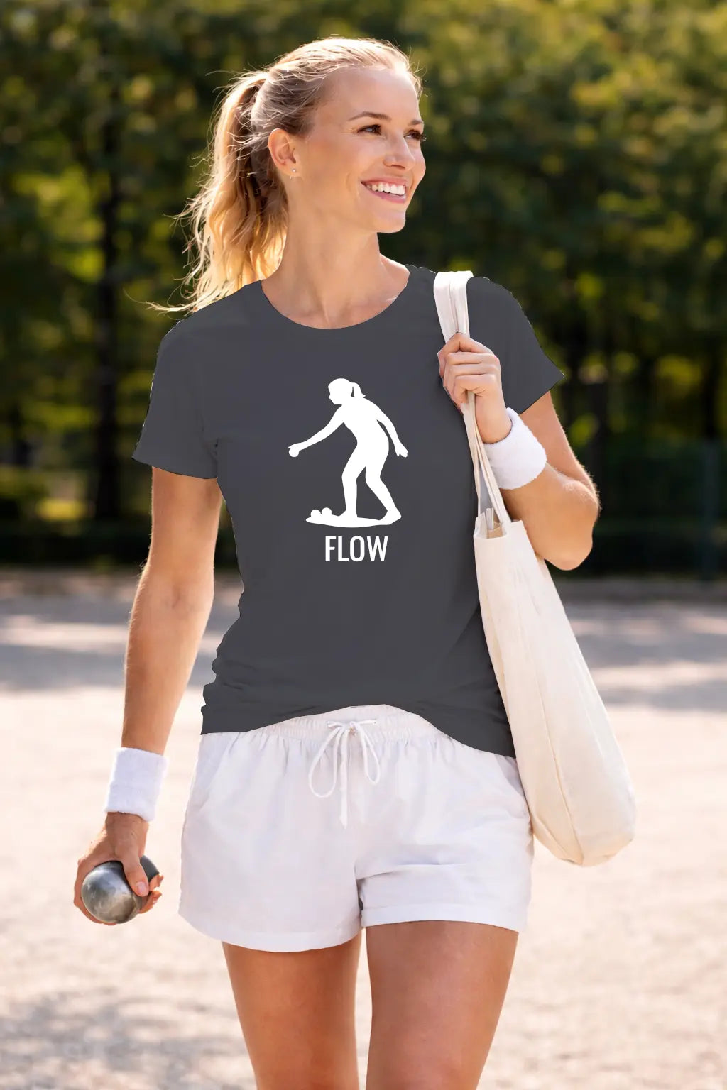T-shirt femme graphique FLOW - T Shirts et plus