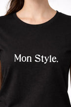 T-shirt femme bio MON STYLE. - T Shirts et plus