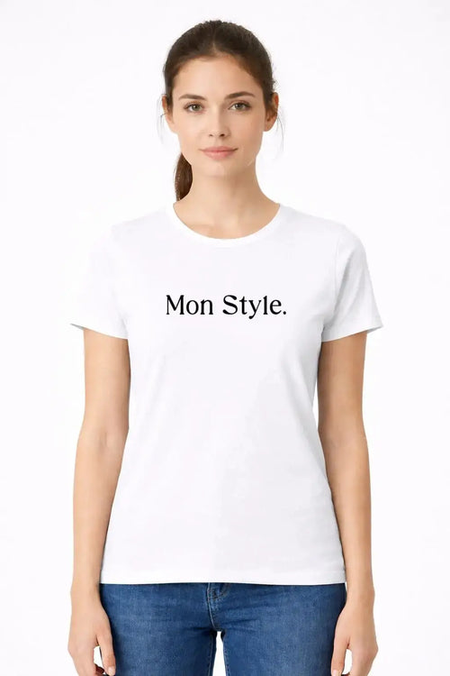 T-shirt femme bio MON STYLE. - T Shirts et plus