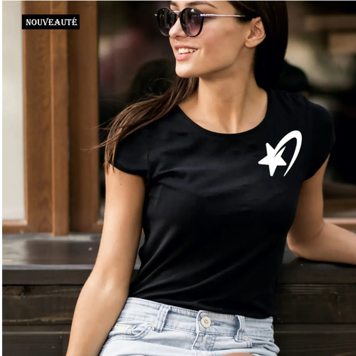 T-shirt femme bio Étoile - T Shirts et plus