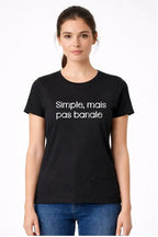 T-shirt femme bio Simple, mais pas banale - T Shirts et plus