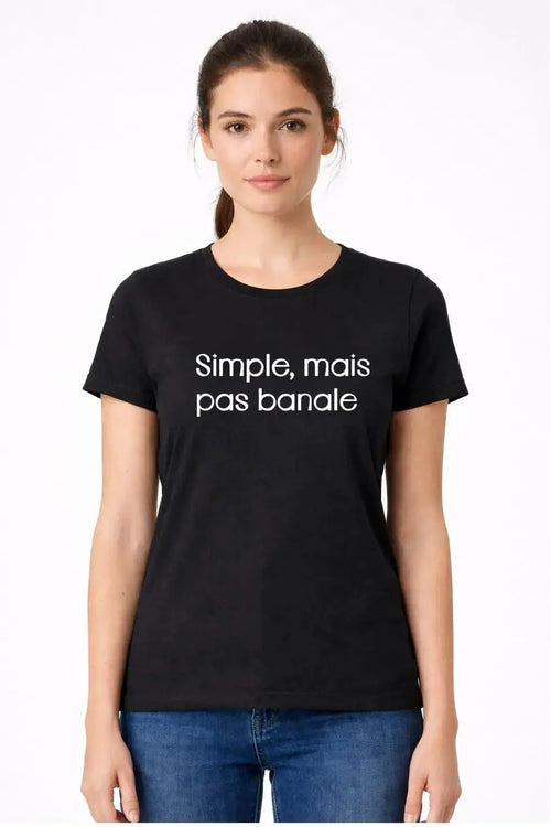 T-shirt femme bio Simple, mais pas banale - T Shirts et plus