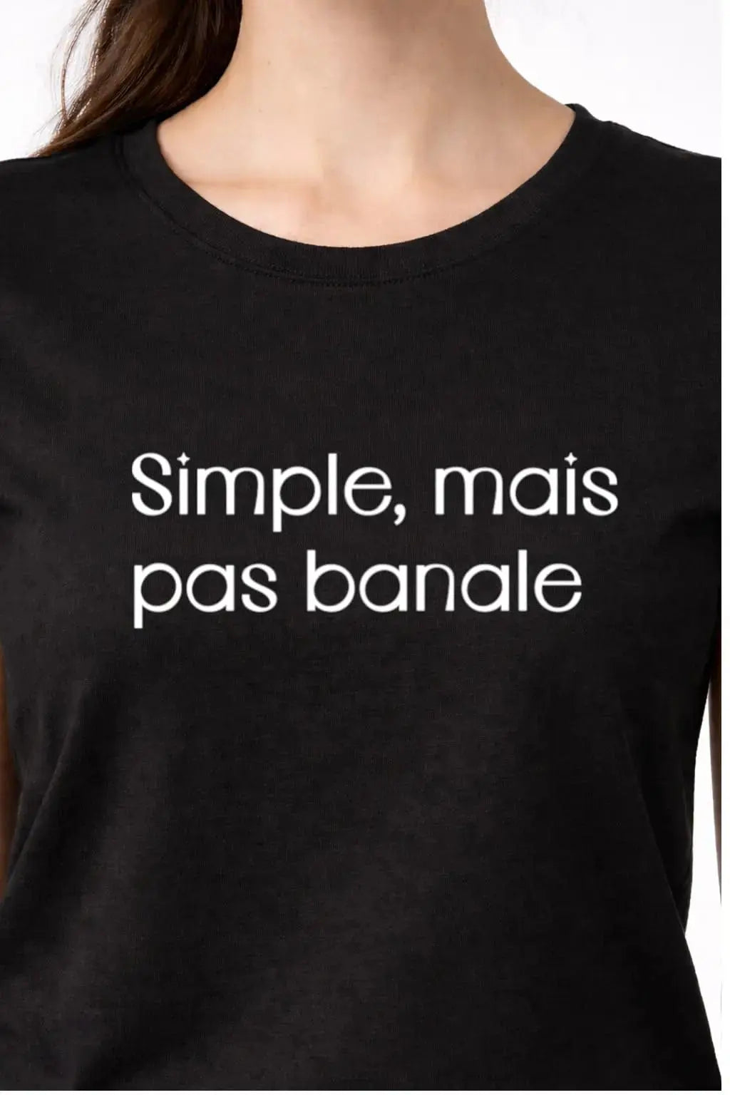 T-shirt femme bio Simple, mais pas banale - T Shirts et plus