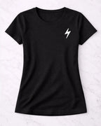 T-shirt bio femme Energy vinyle blanc vue à plat T Shirts et plus