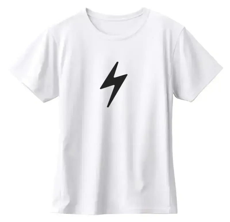 T-shirt bio homme Energy blanc vue à plat T Shirts et plus