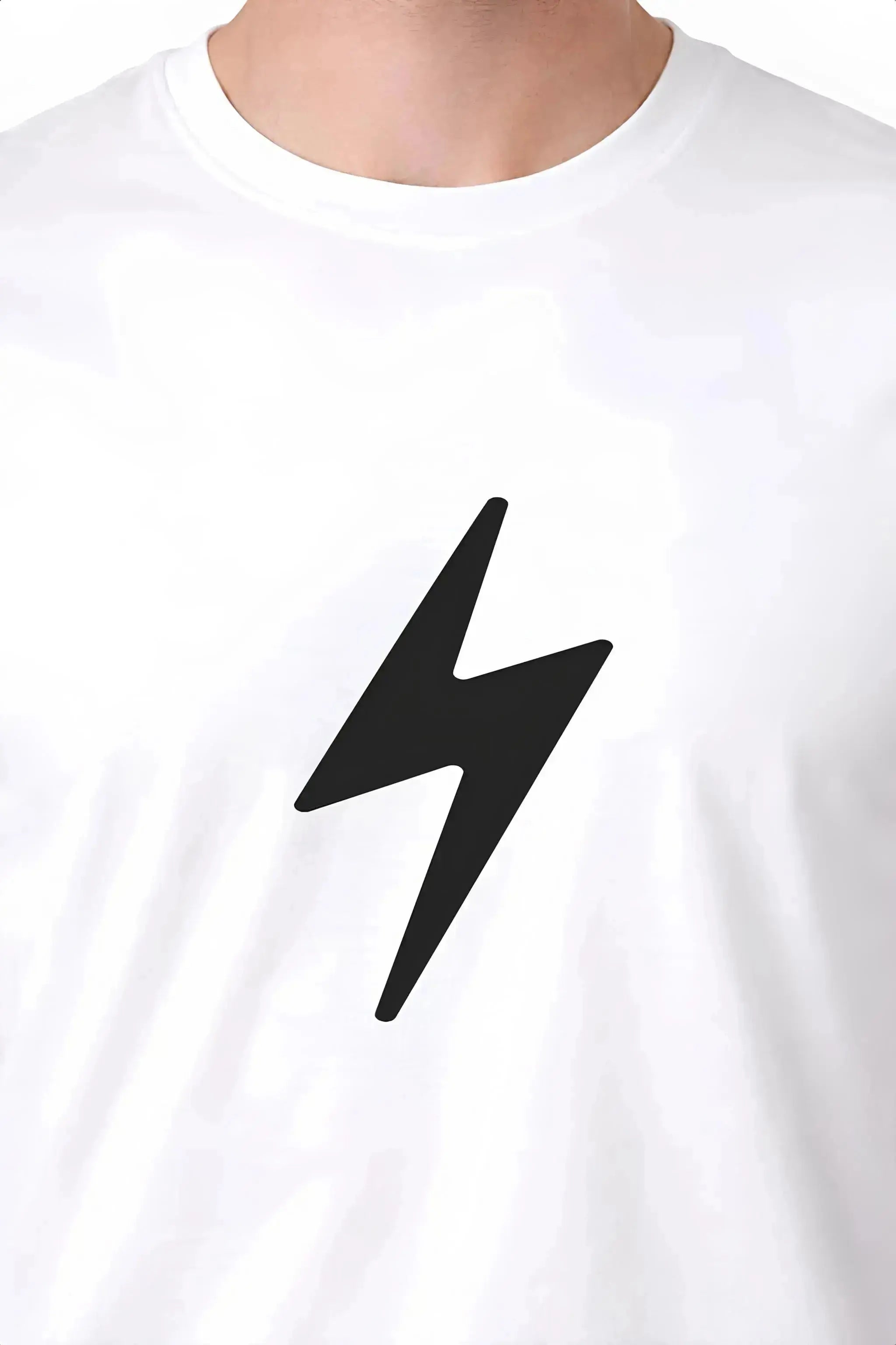 T-shirt bio homme Energy blanc zoom T Shirts et plus