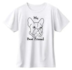 T-shirt bio homme My best friend blanc vue à plat T Shirts et plus