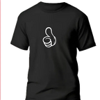 T-shirt bio homme Thumb'sup noir vue à plat T Shirts et plus