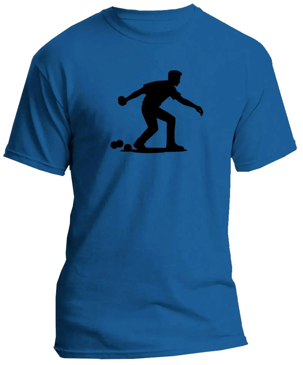 T-shirt graphique homme pétanque play vinyle noir vue à plat T Shirts et plus