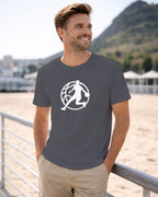 T-shirt graphique homme basket gris foncé