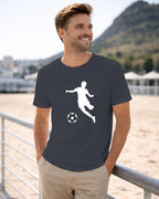 T-shirt graphique homme football bleu marine - T Shirts et plus