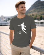 T-shirt graphique homme football kaki - T Shirts et plus