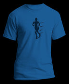 T-shirt graphique homme running libre vinyle noir zoom T shirts et plus