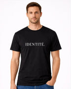 T-shirt bio homme Identité noir 