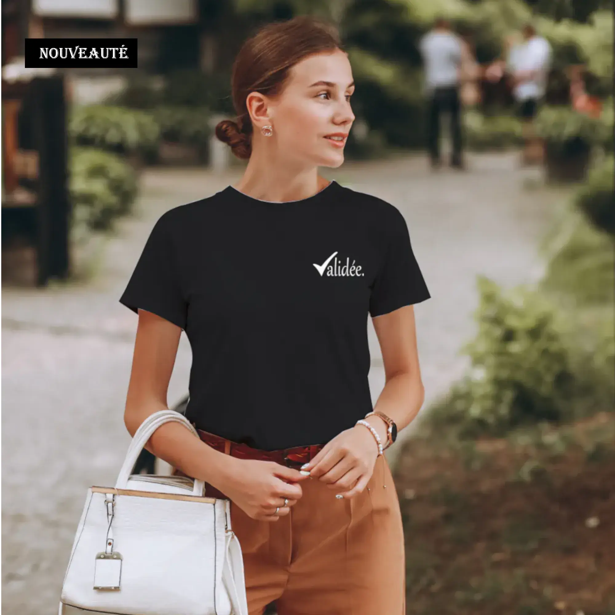 T-shirt femme bio Validée. - T Shirts et plus