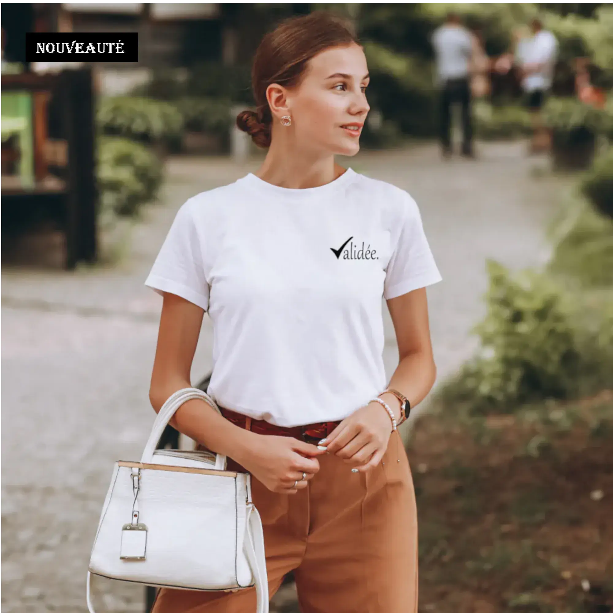 T-shirt femme bio Validée. - T Shirts et plus