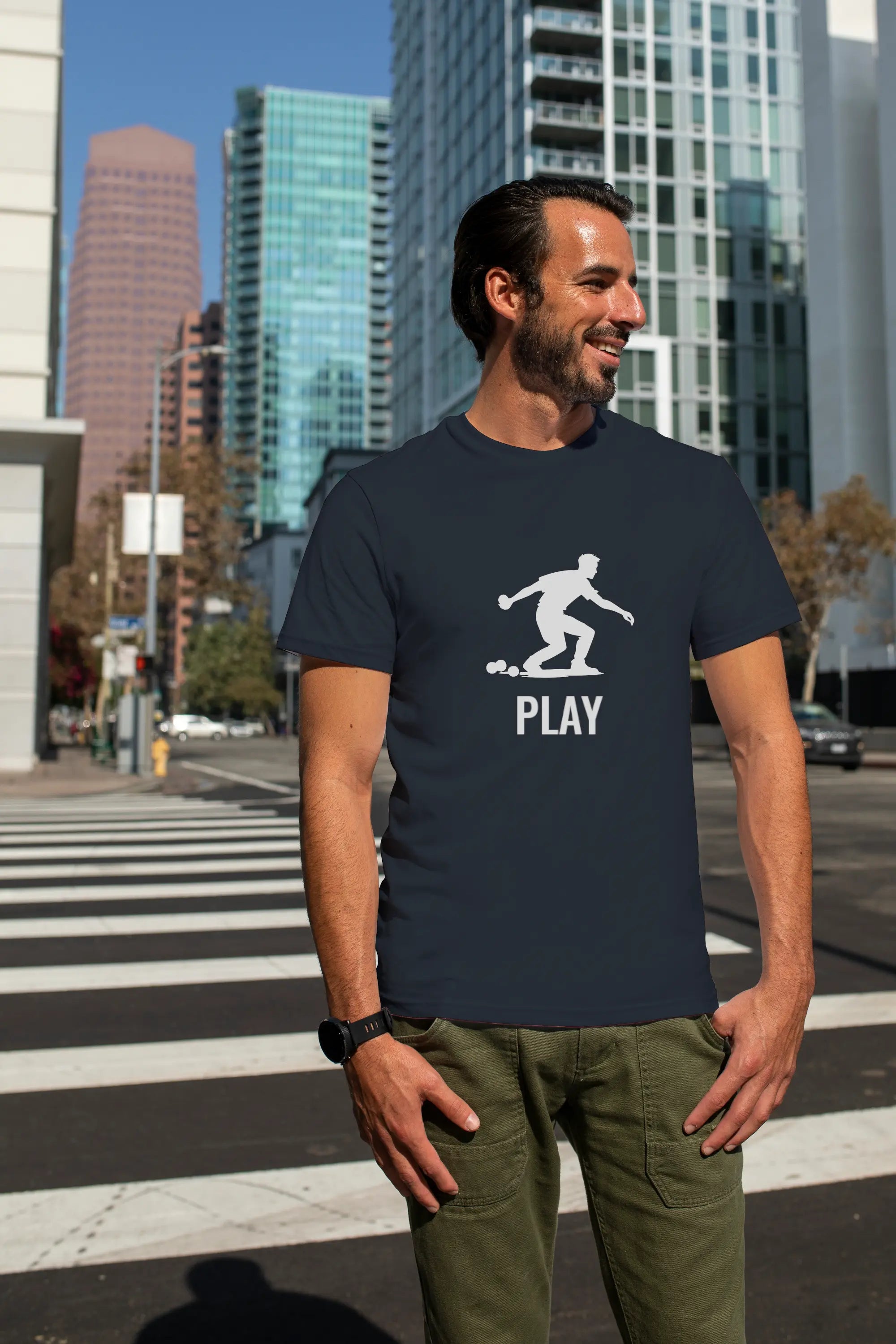 T-shirt homme graphique PLAY - T Shirts et plus