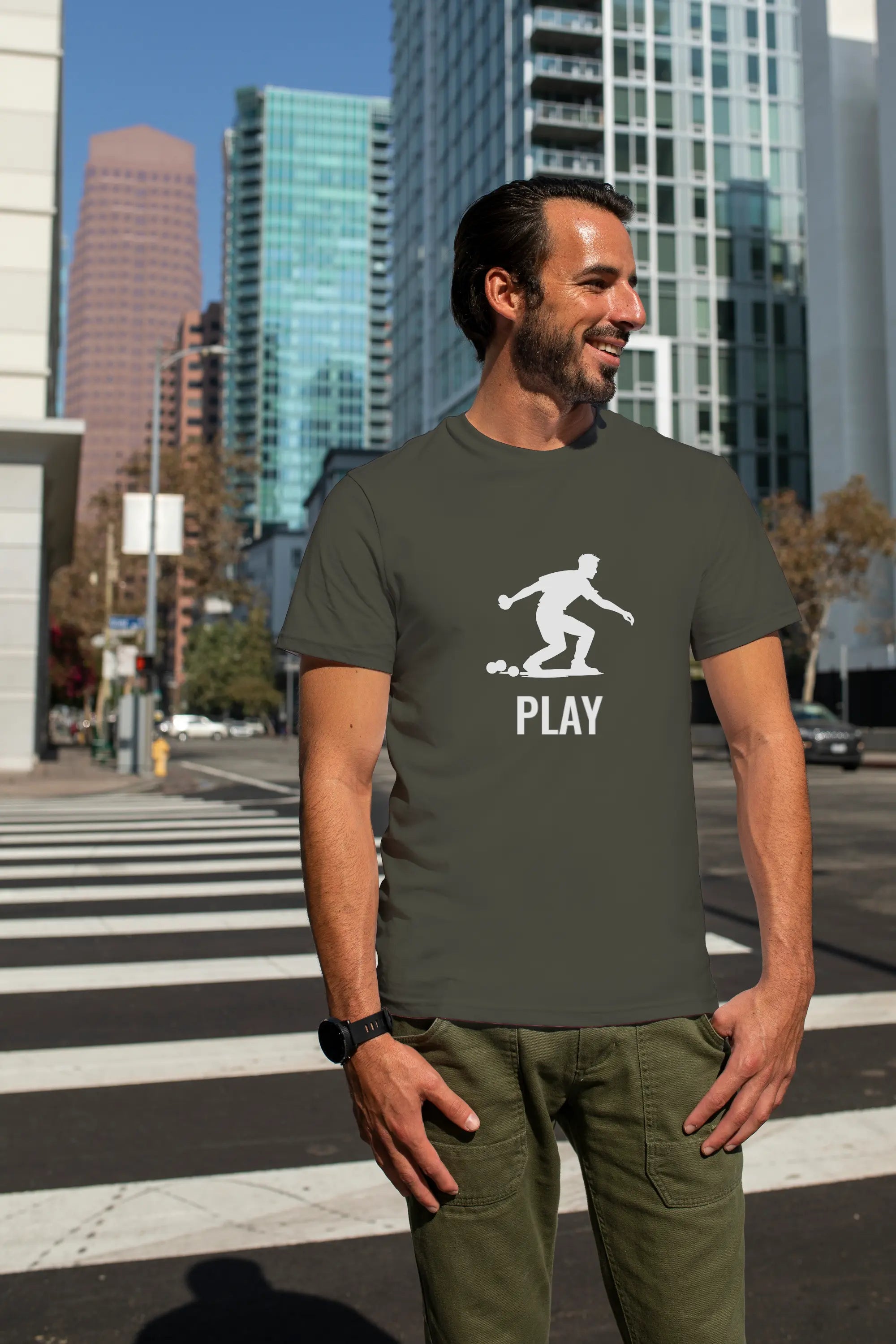 T-shirt homme graphique PLAY - T Shirts et plus