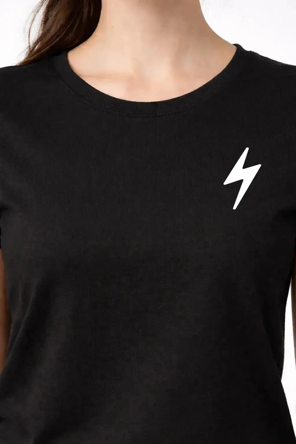 T-shirt bio femme Energy detail blanc zoom