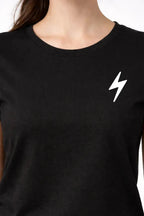 T-shirt bio femme Energy detail blanc zoom