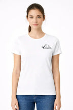 T-shirt bio femme Validée blanc