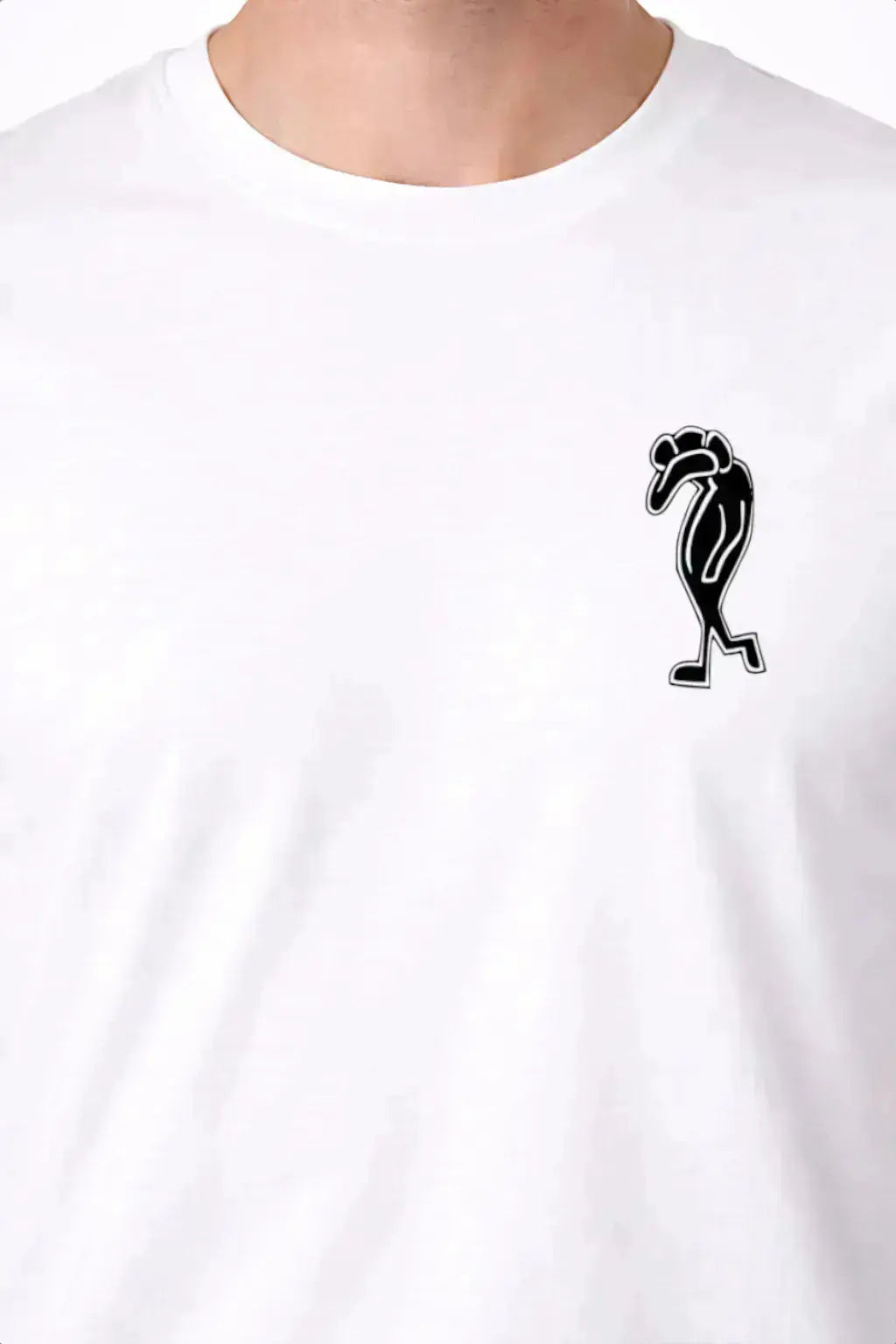 T-shirt bio homme Alien détail noir vue rapprochée T Shirts et plus