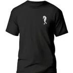 T-shirt bio homme Alien noir vue à plat T Shirts et plus