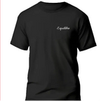 T-shirt bio homme Équilibre vinyle blanc vue à plat T shirts et plus