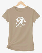 T-shirt graphique femme basket vinyle blanc vue à plat T Shirts et plus