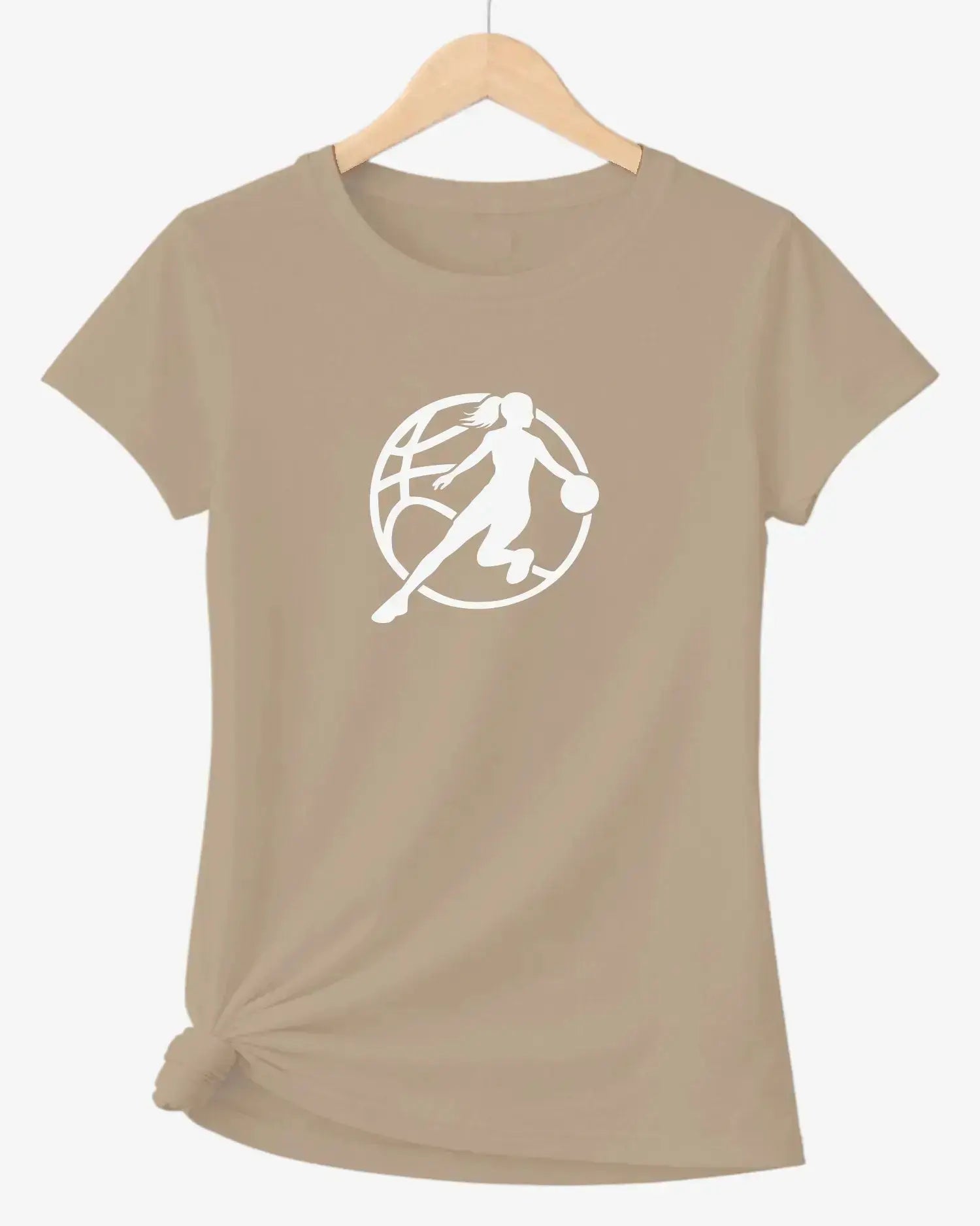 T-shirt graphique femme basket vinyle blanc vue à plat T Shirts et plus