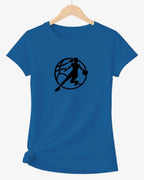 T-shirt graphique femme basket vinyle noir vue à plat T Shirts et plus