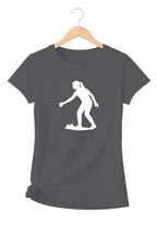 T-shirt graphique femme pétanque flow vinyle blanc vue à plat T Shirts et plus