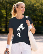 T-shirt graphique femme rugby impact bleu marine 