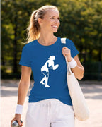 T-shirt graphique femme rugby impact bleu royal 