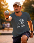 t-shirt pétanque homme je vise...presque gris foncé 